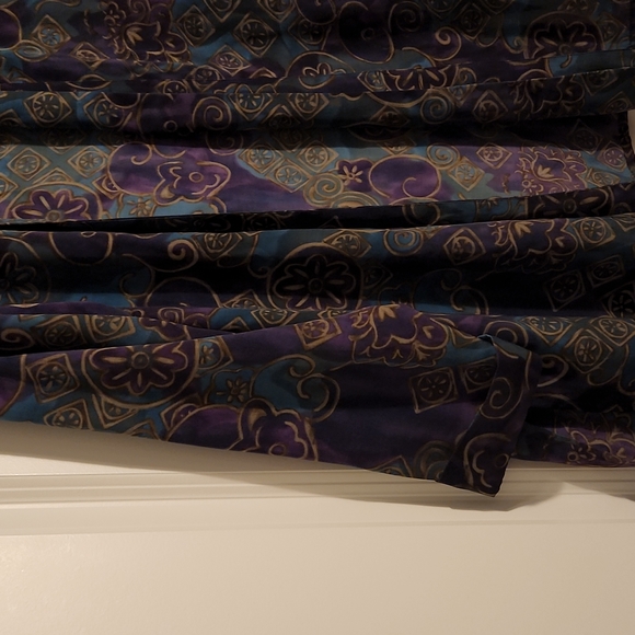 Vintage 80s Purple Green Tan Blazer - Picture 4 of 5